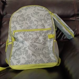 Dinosaur themed backpack